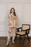Black Alia Floral Two Piece Suit