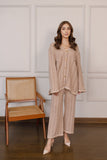 Elif Textured Two Piece Suit