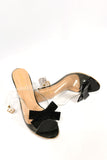 Bow Heels Black Patent