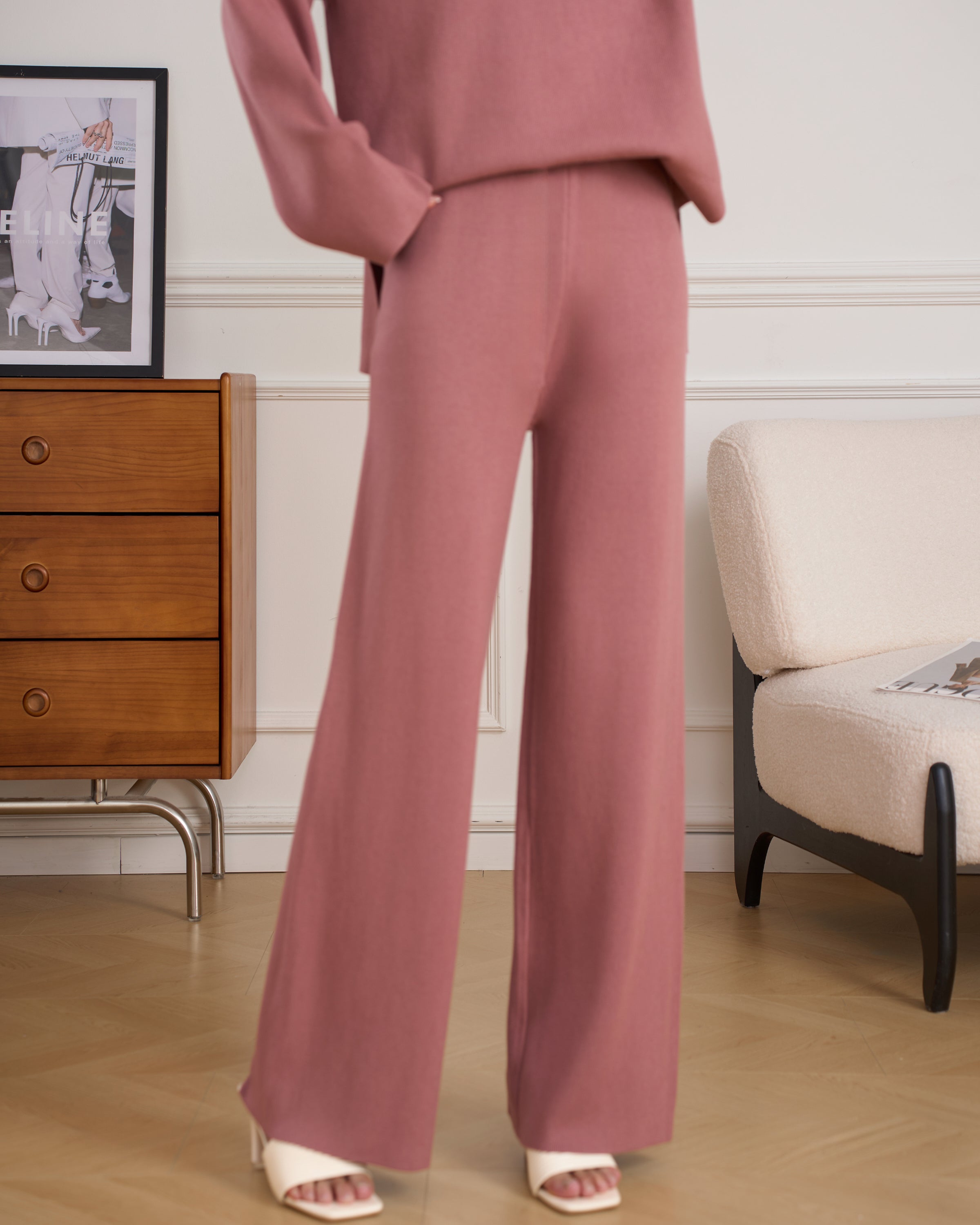MILI KNIT SUIT PINK