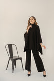 Lily Knitted Cape Black Separates