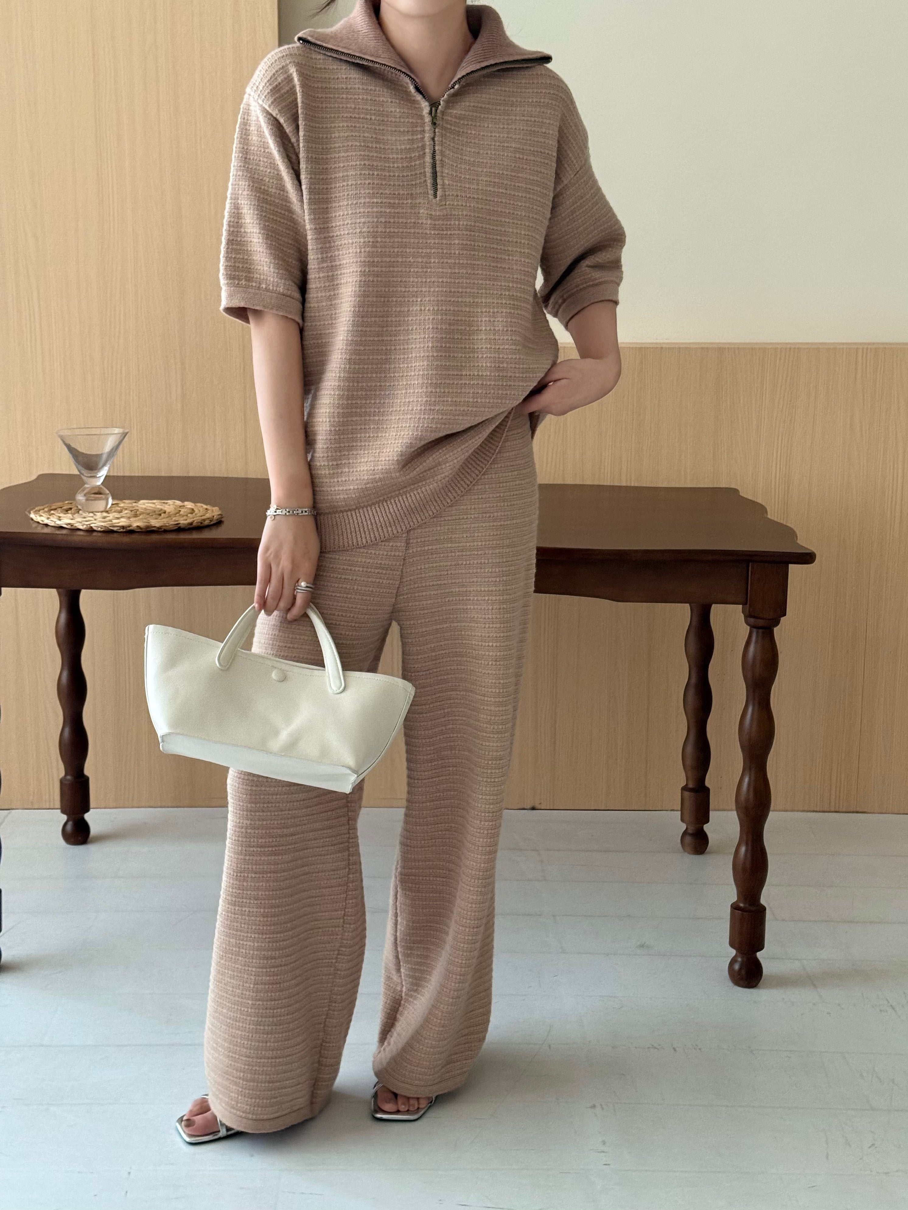 Lolo Knit Detail Suit