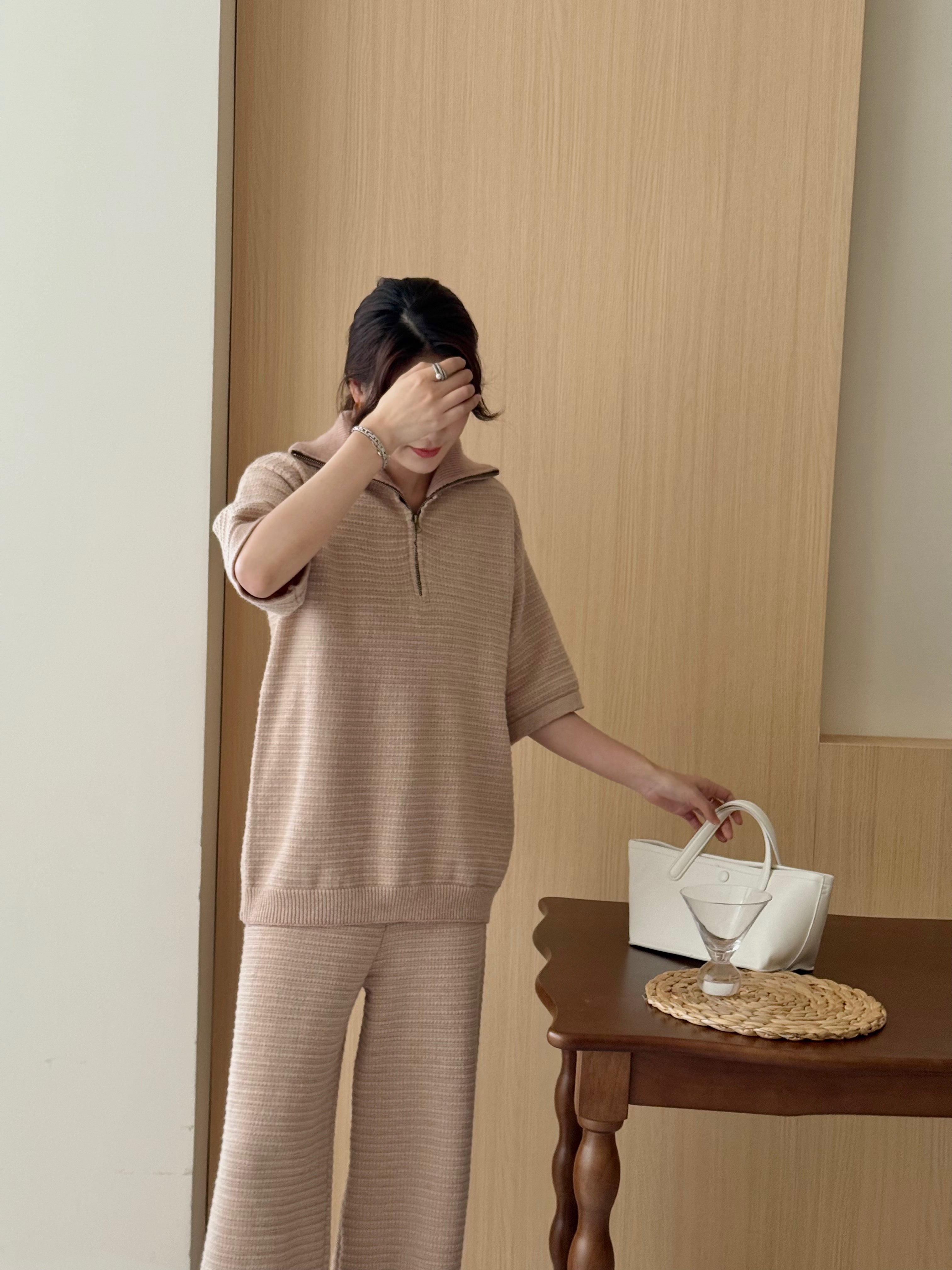 Lolo Knit Detail Suit