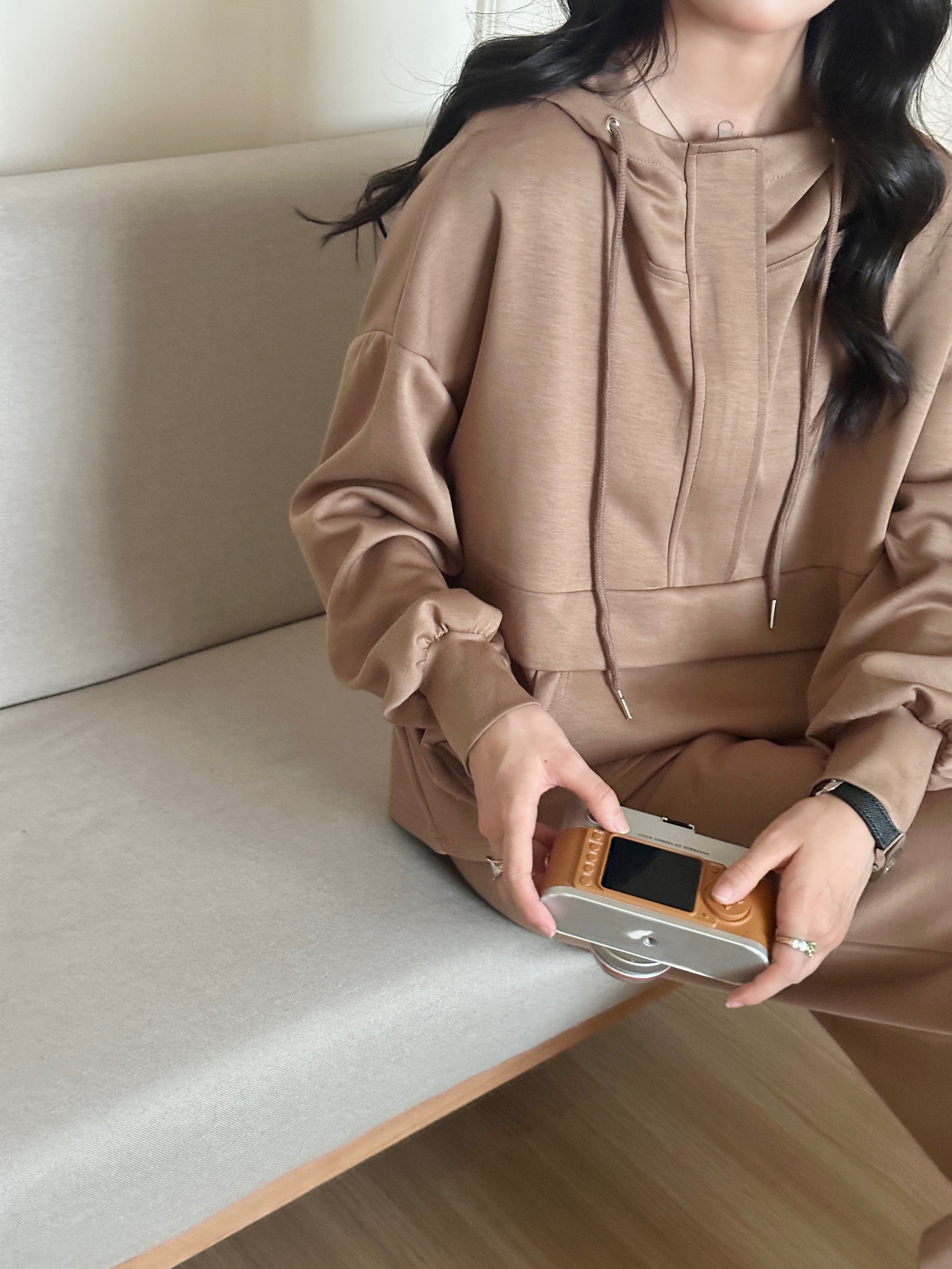 Lyla Modal Blend Suit Chocolate