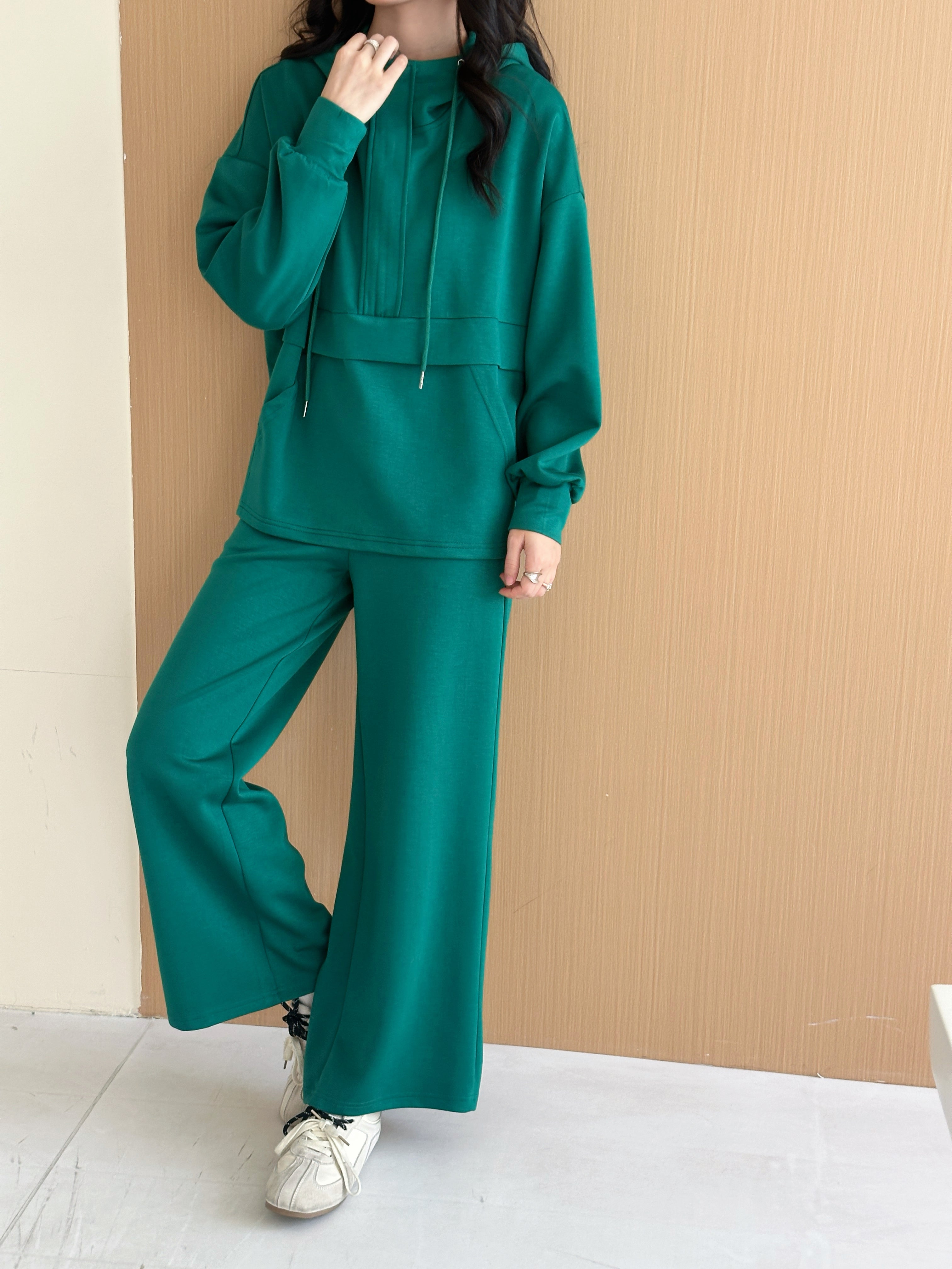 Lyla Modal Blend Suit Green