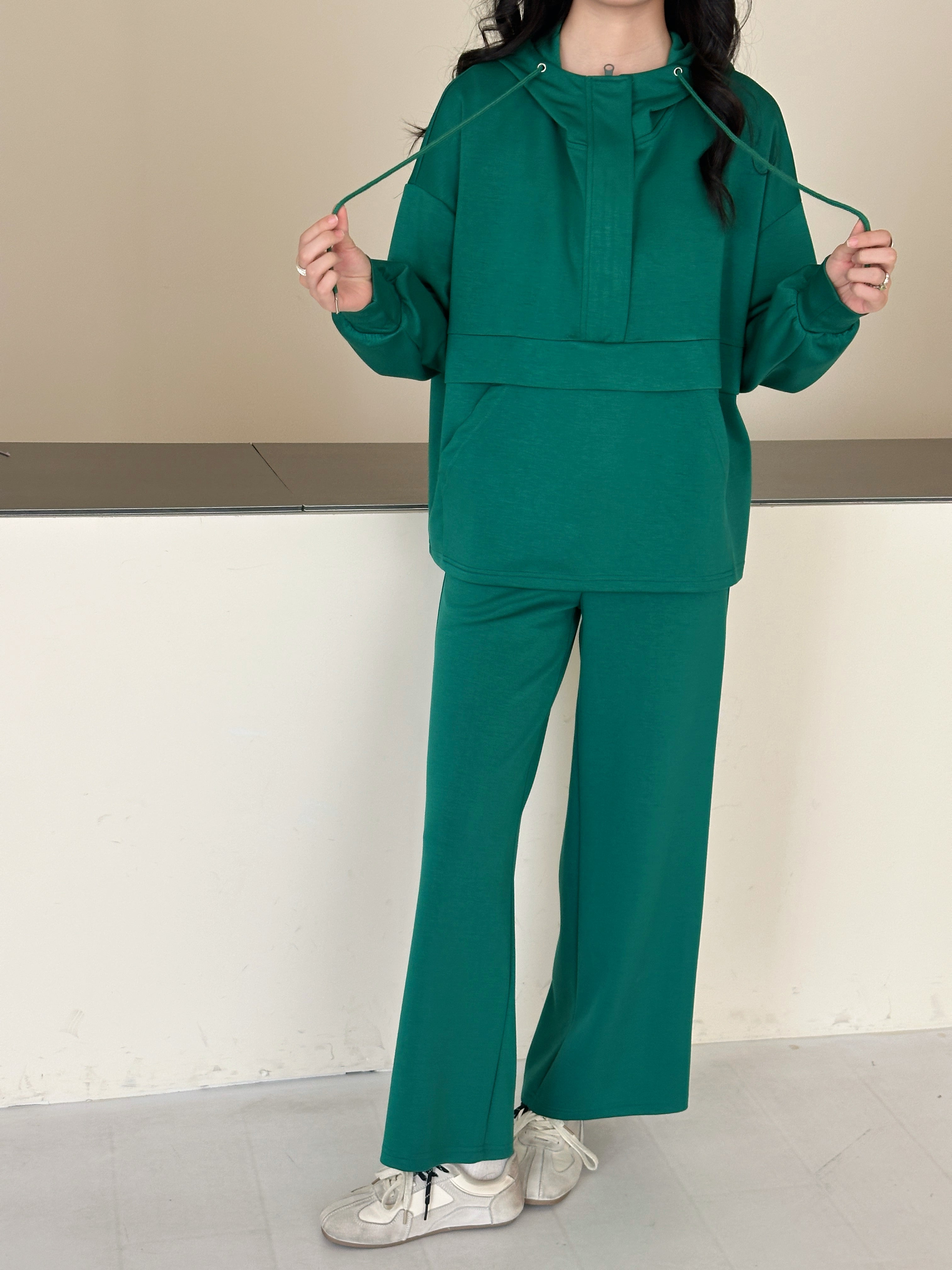 Lyla Modal Blend Suit Green