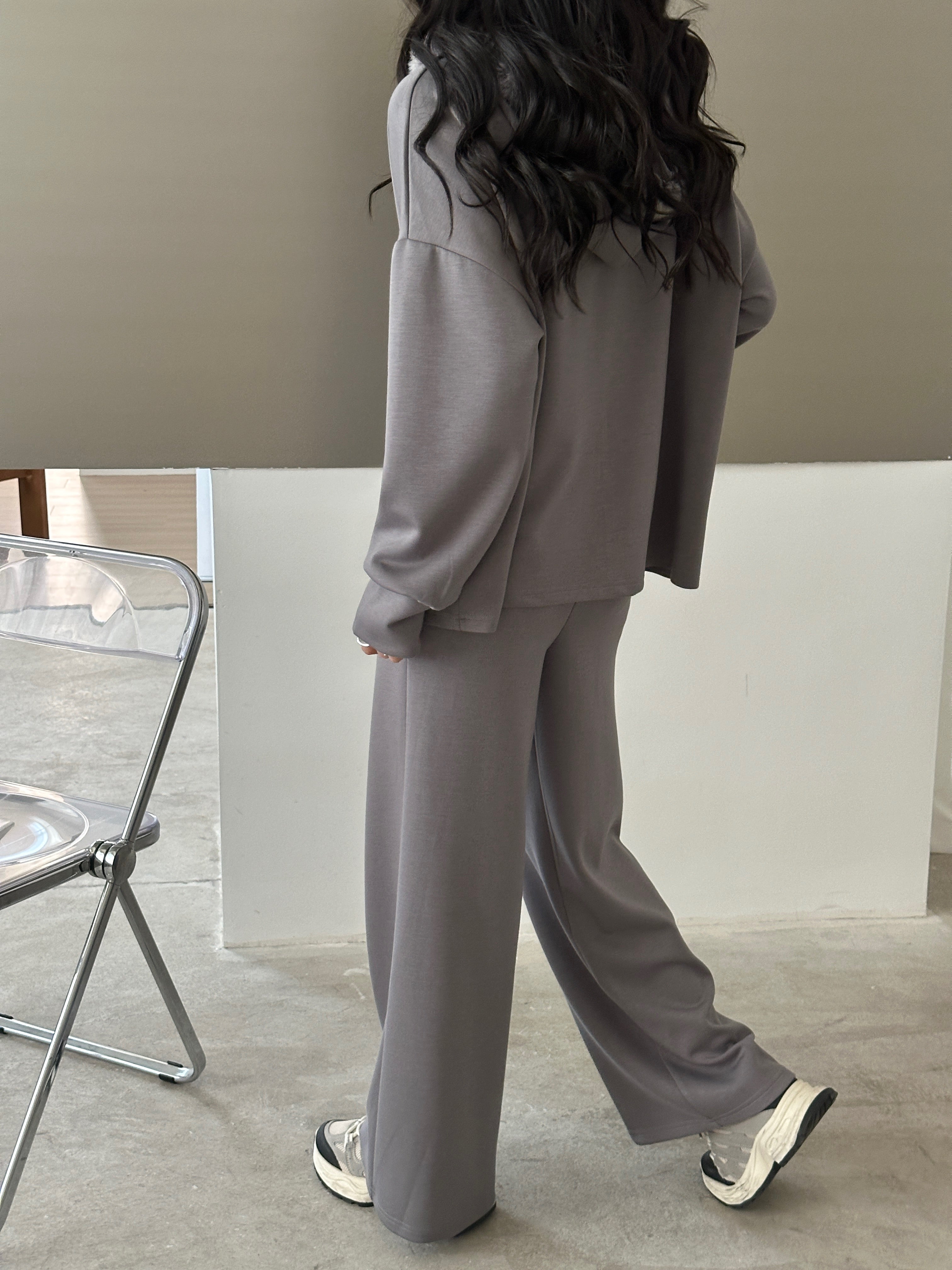 Erin Modal Suit with Faux Rabbit Hoodie