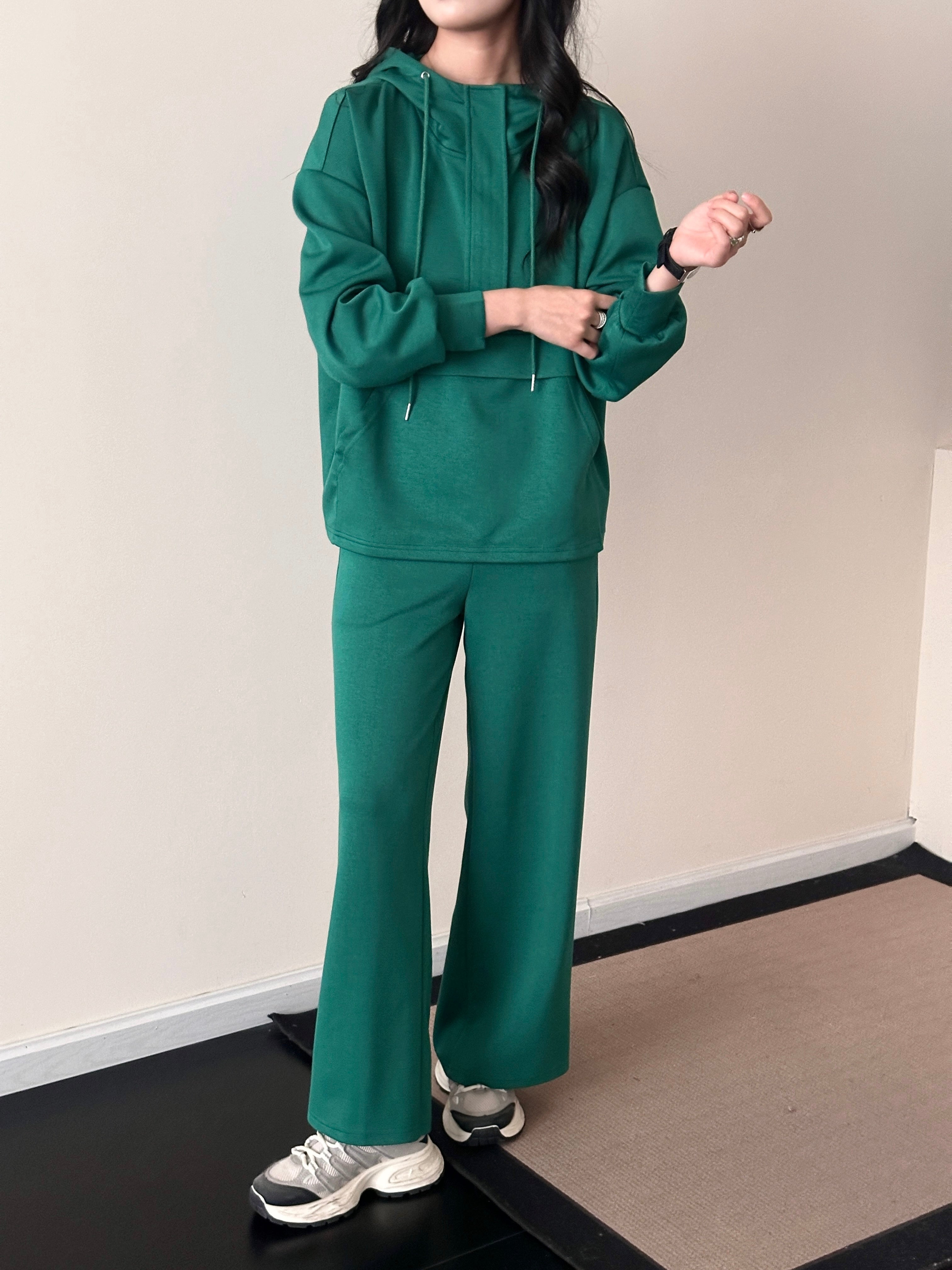 Lyla Modal Blend Suit Green