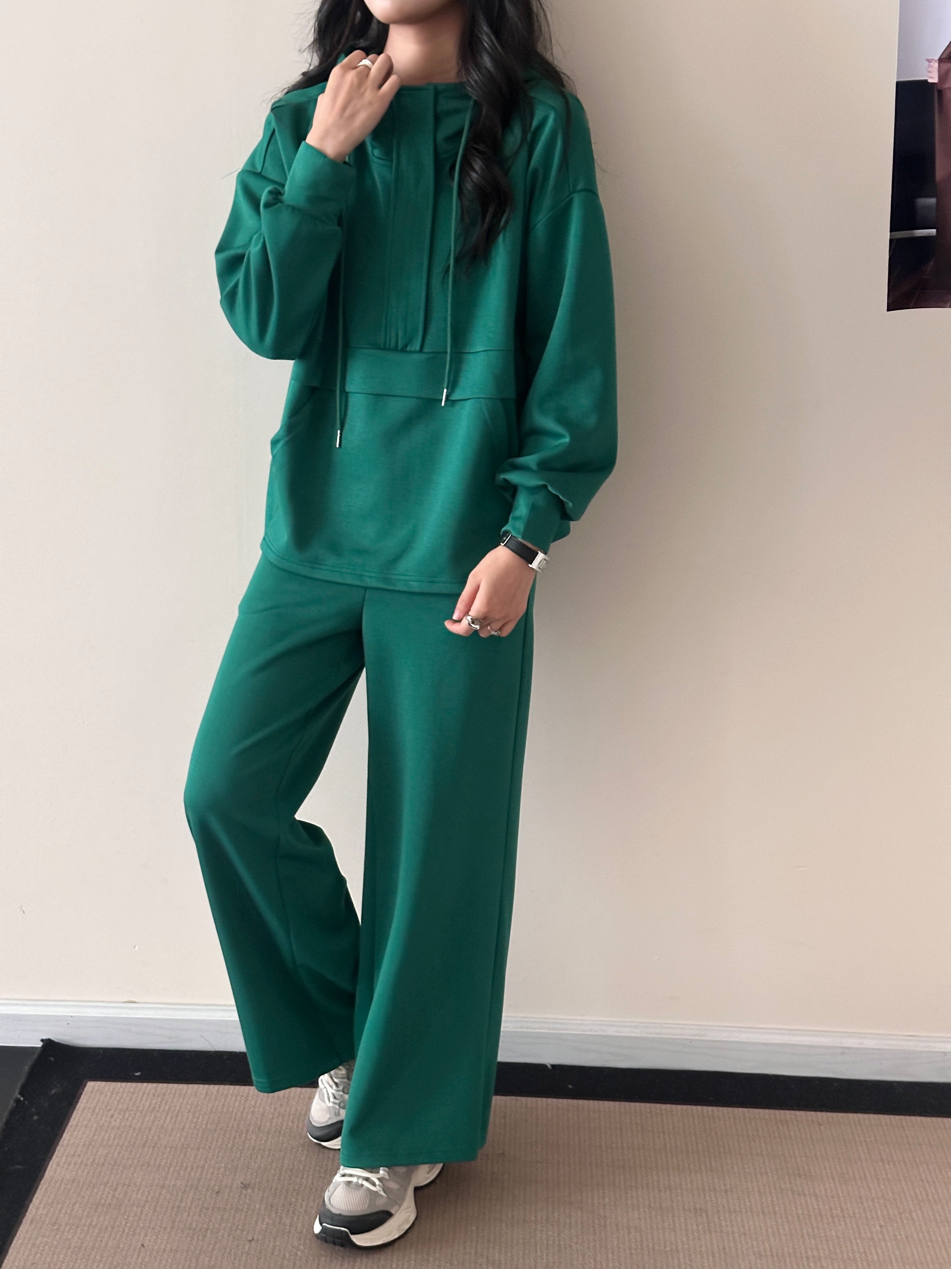 Lyla Modal Blend Suit Green