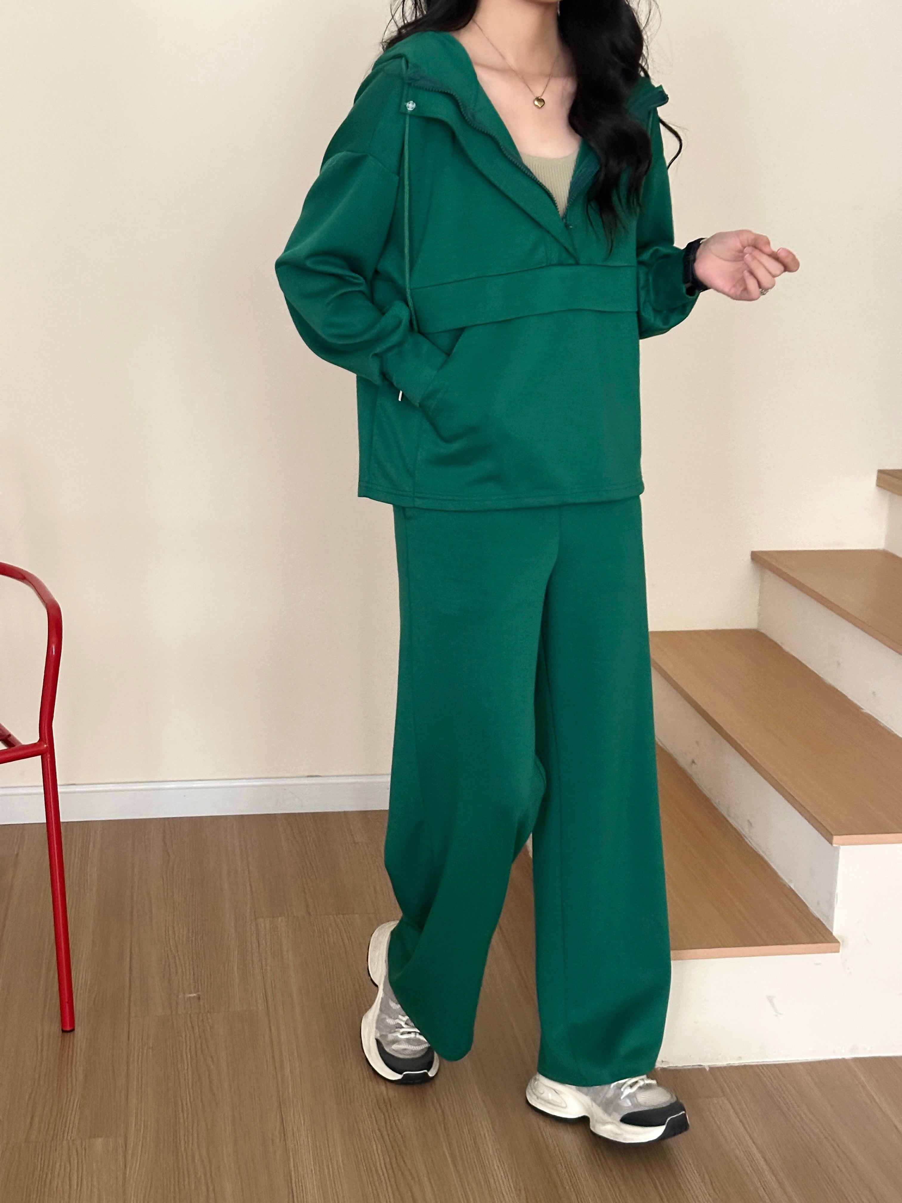 Lyla Modal Blend Suit Green