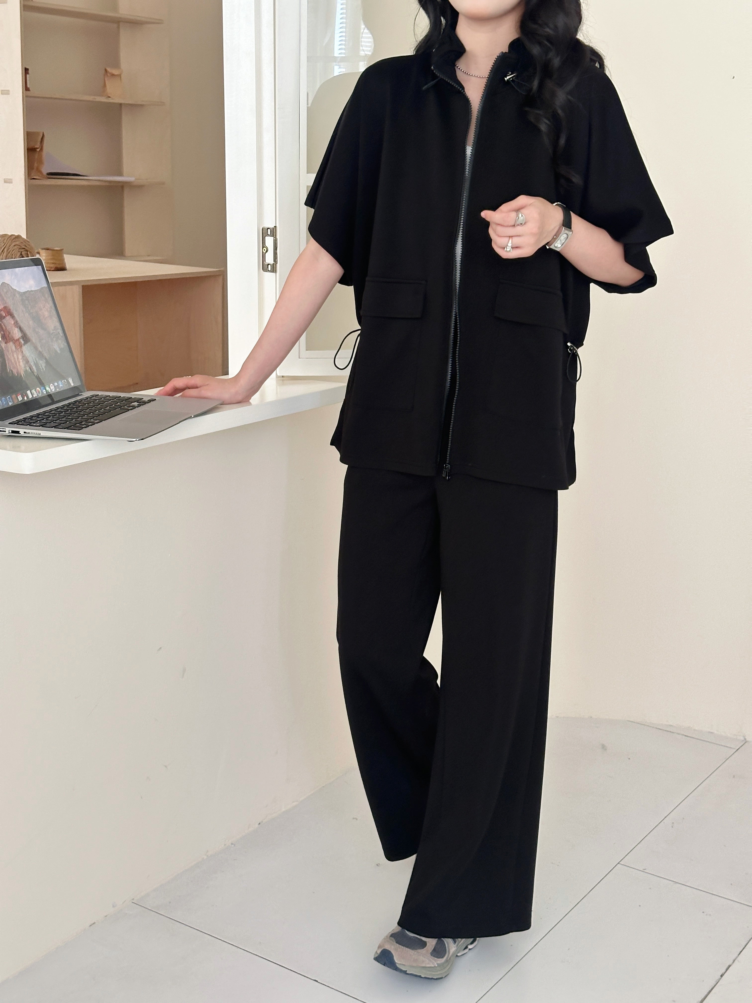 Kiki Modal Suit Black