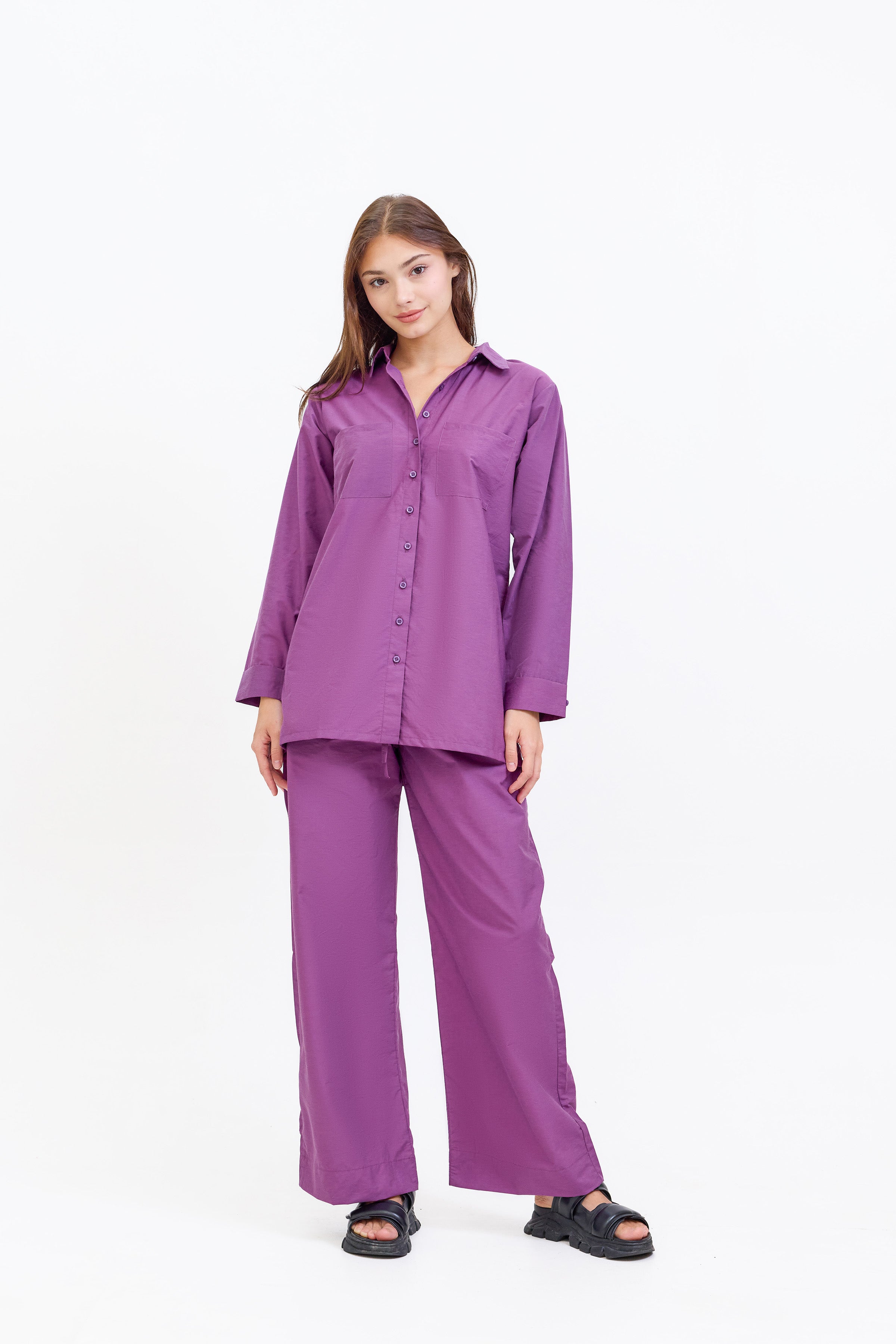 Mydah Two Piece Purple Suit