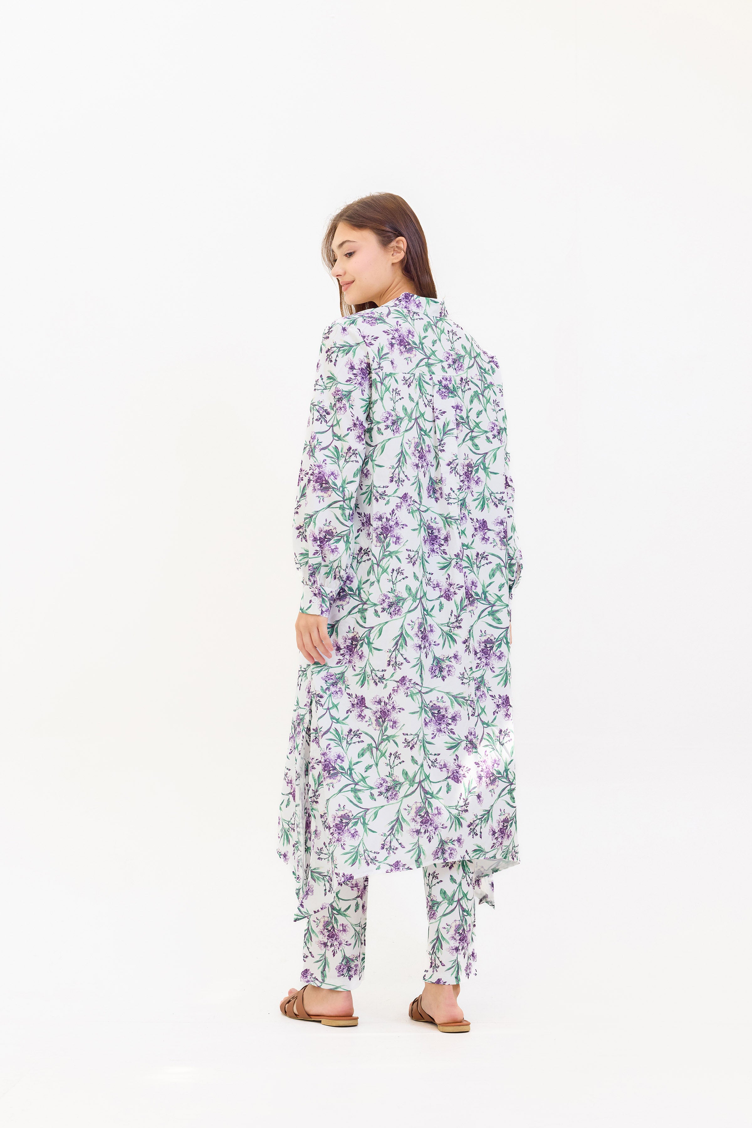 Irem Two Piece Floral Suit