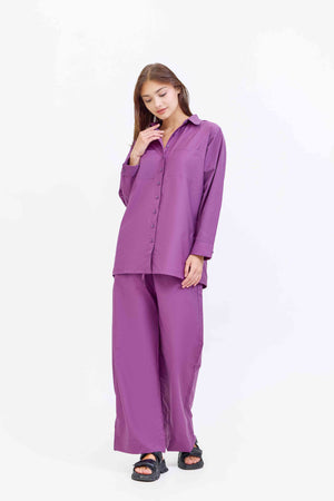 Mydah Two Piece Purple Suit