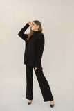 Scarlett Two Piece Knit Set Black