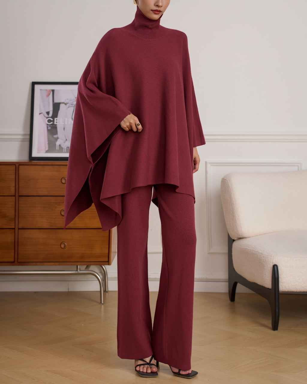 Lily Classic Deep Burgundy Set