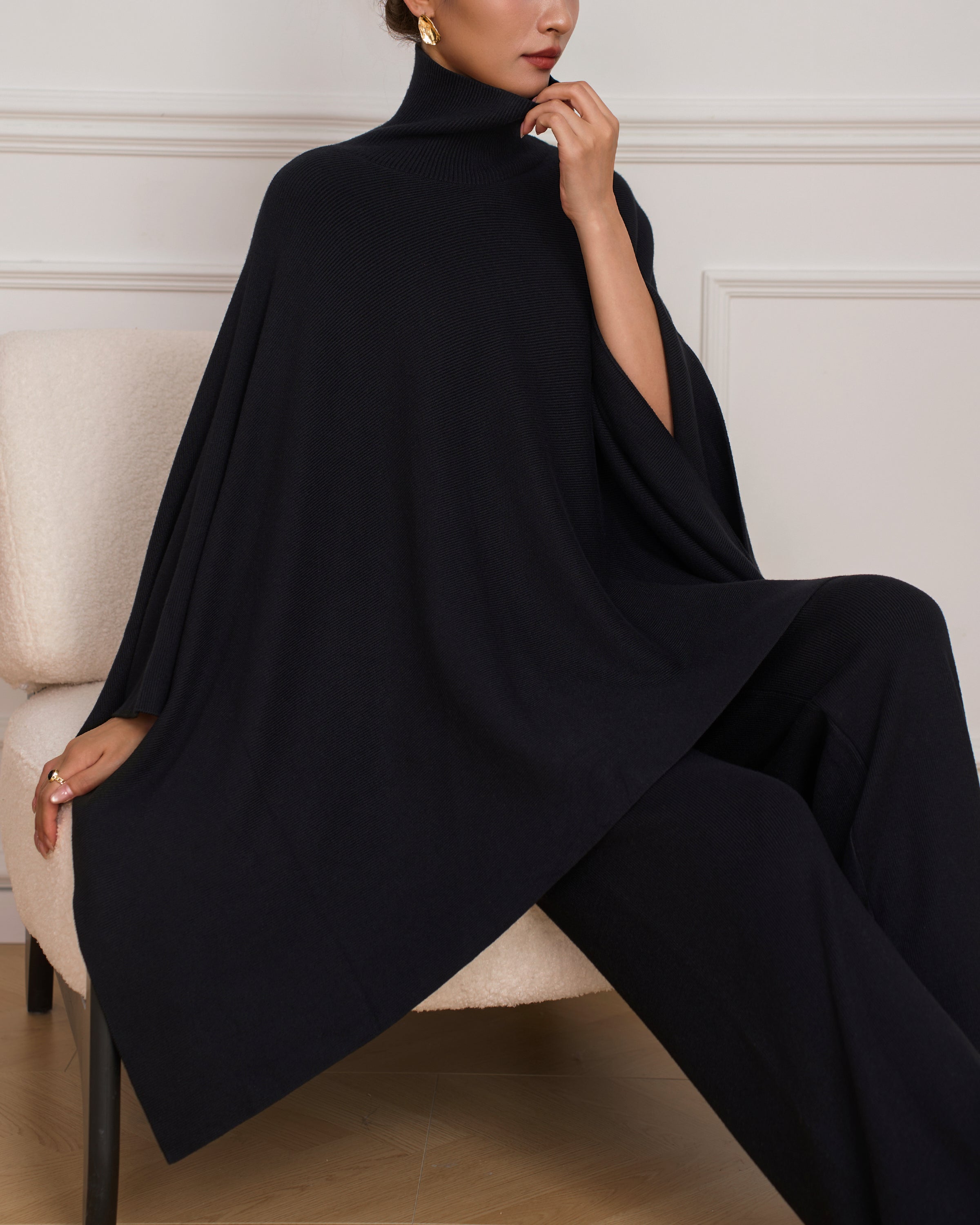 Lily Classic Knit Black Set