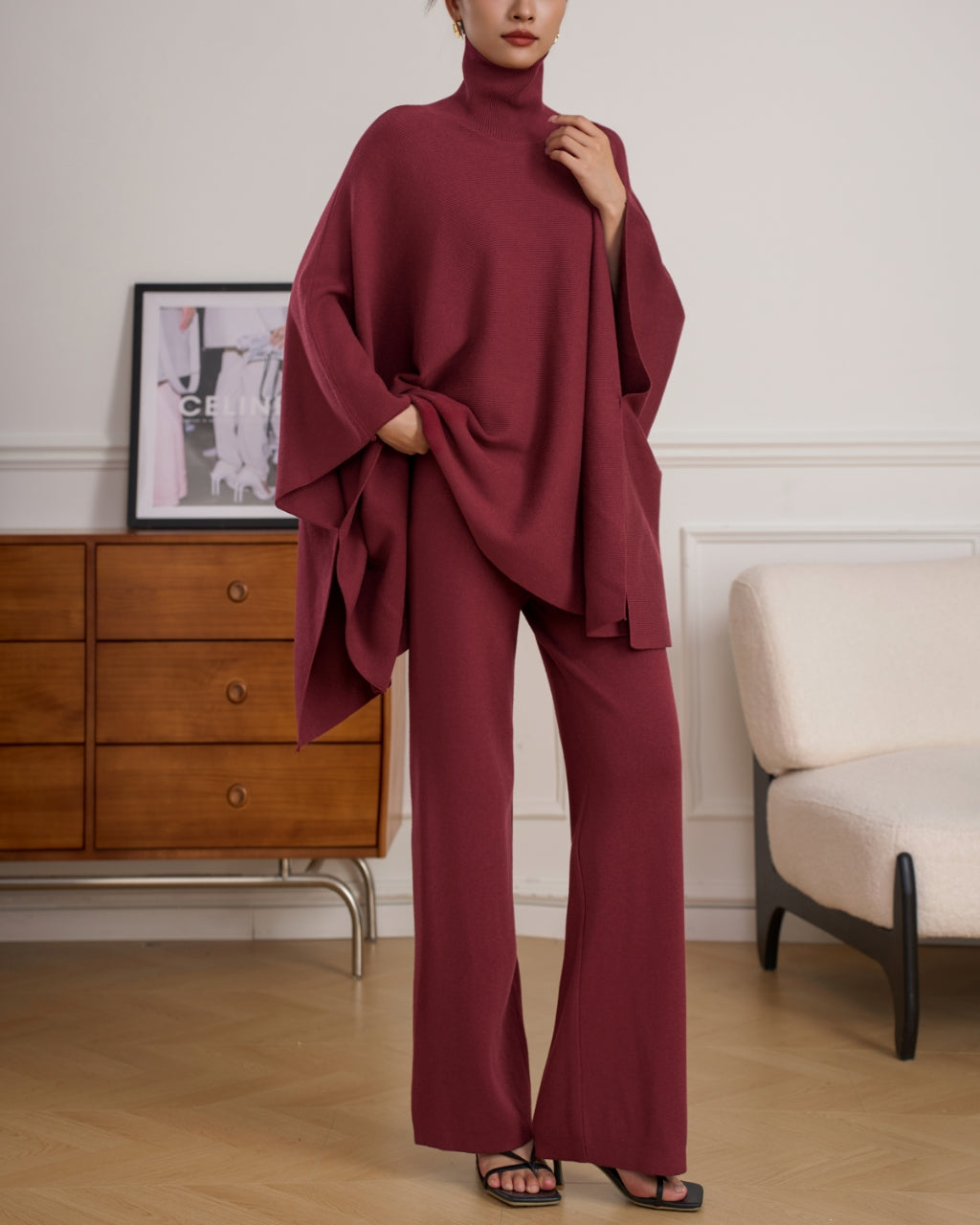 Lily Classic Deep Burgundy Set