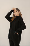 Scarlett Two Piece Knit Set Black