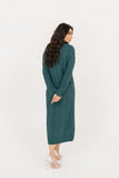 Classic Cable Knit Dark Green