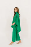 Lily Knitted Cape Green Separates