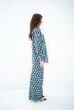 Elaha Geometric Teal Co Ord Set