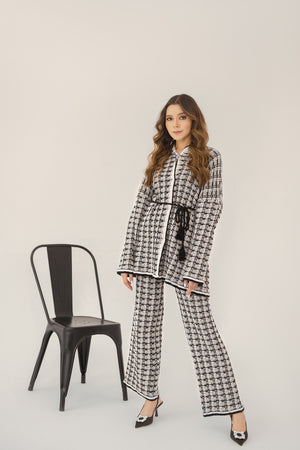 Damla Long Belted Suit
