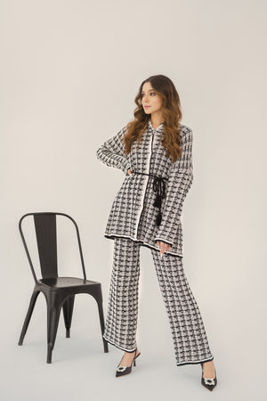 Damla Long Belted Suit