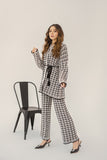 Damla Long Belted Suit