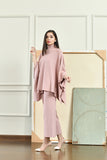 Lily Knitted Cape Pink Separates