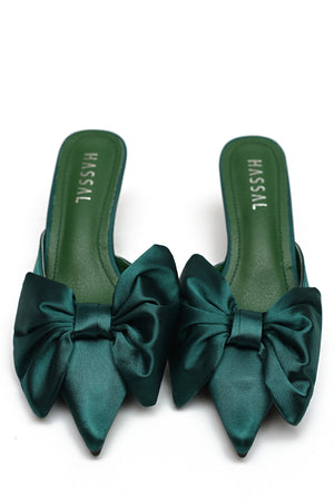 Dilek Mule Heel Green