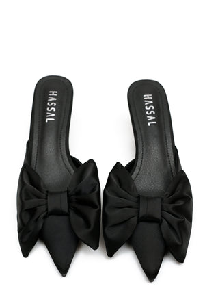 Dilek Mule Black Heel