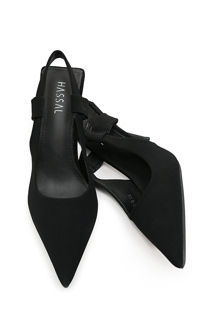 Daisy Strap heel Black