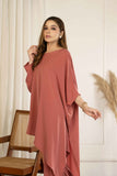 Aksel Asymmetrical Pink Suit