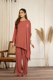 Aksel Asymmetrical Pink Suit
