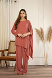 Aksel Asymmetrical Pink Suit