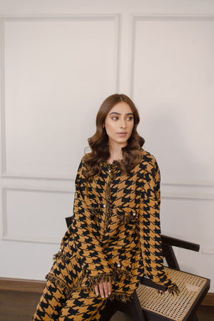 Maria Tweed Houndstooth Suit