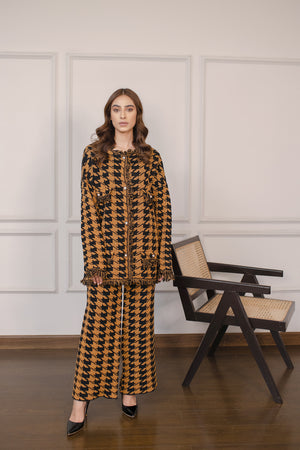 Maria Tweed Houndstooth Suit