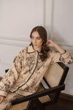 Black Alia Floral Two Piece Suit