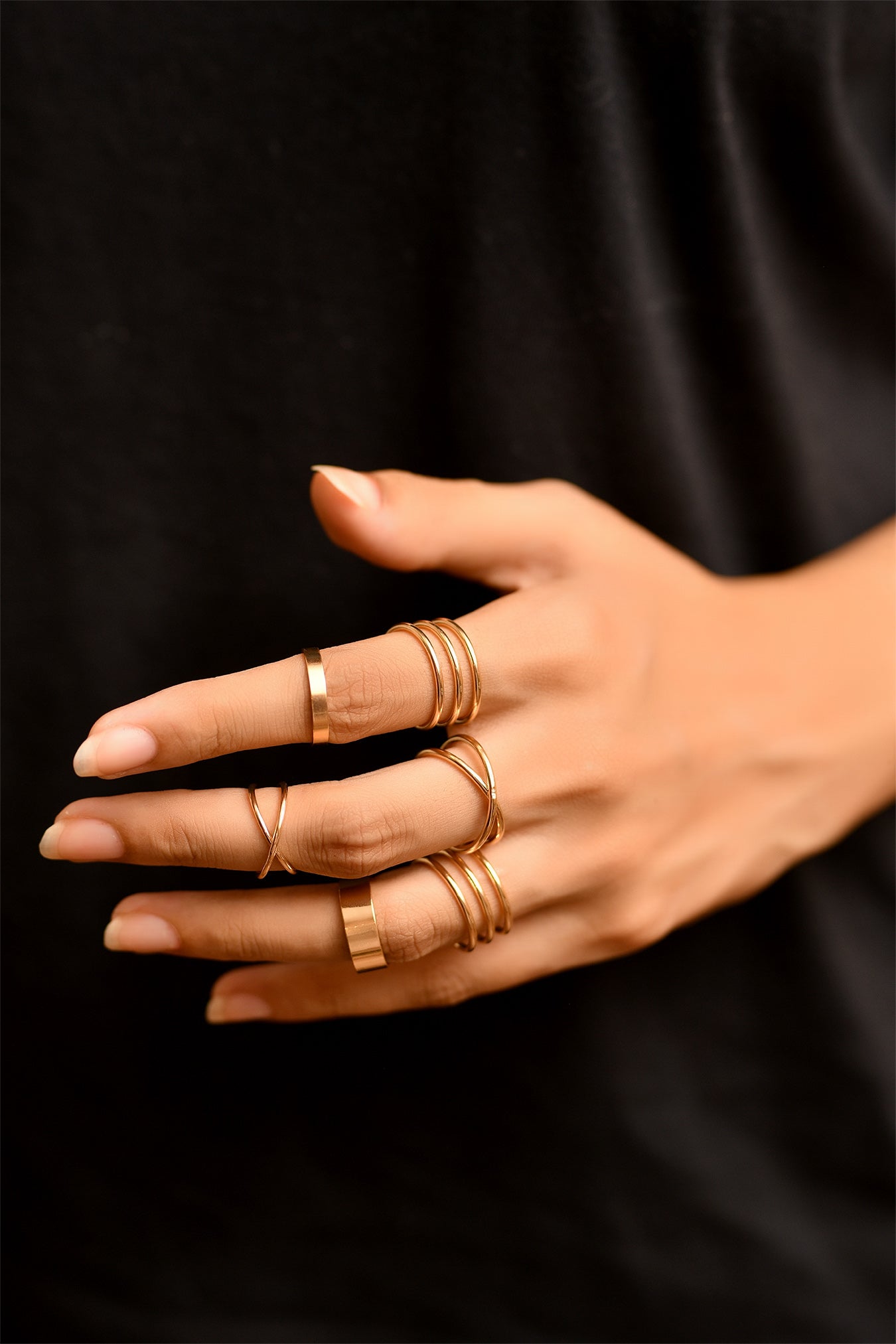Izzy Layered Ring set