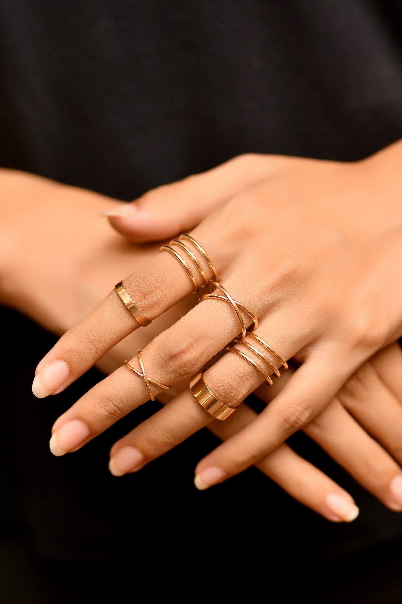 Izzy Layered Ring set