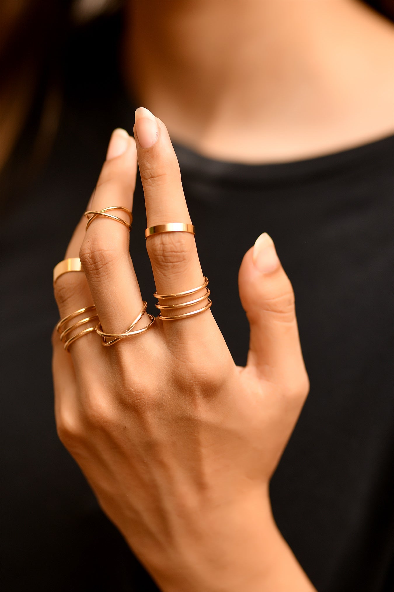 Izzy Layered Ring set