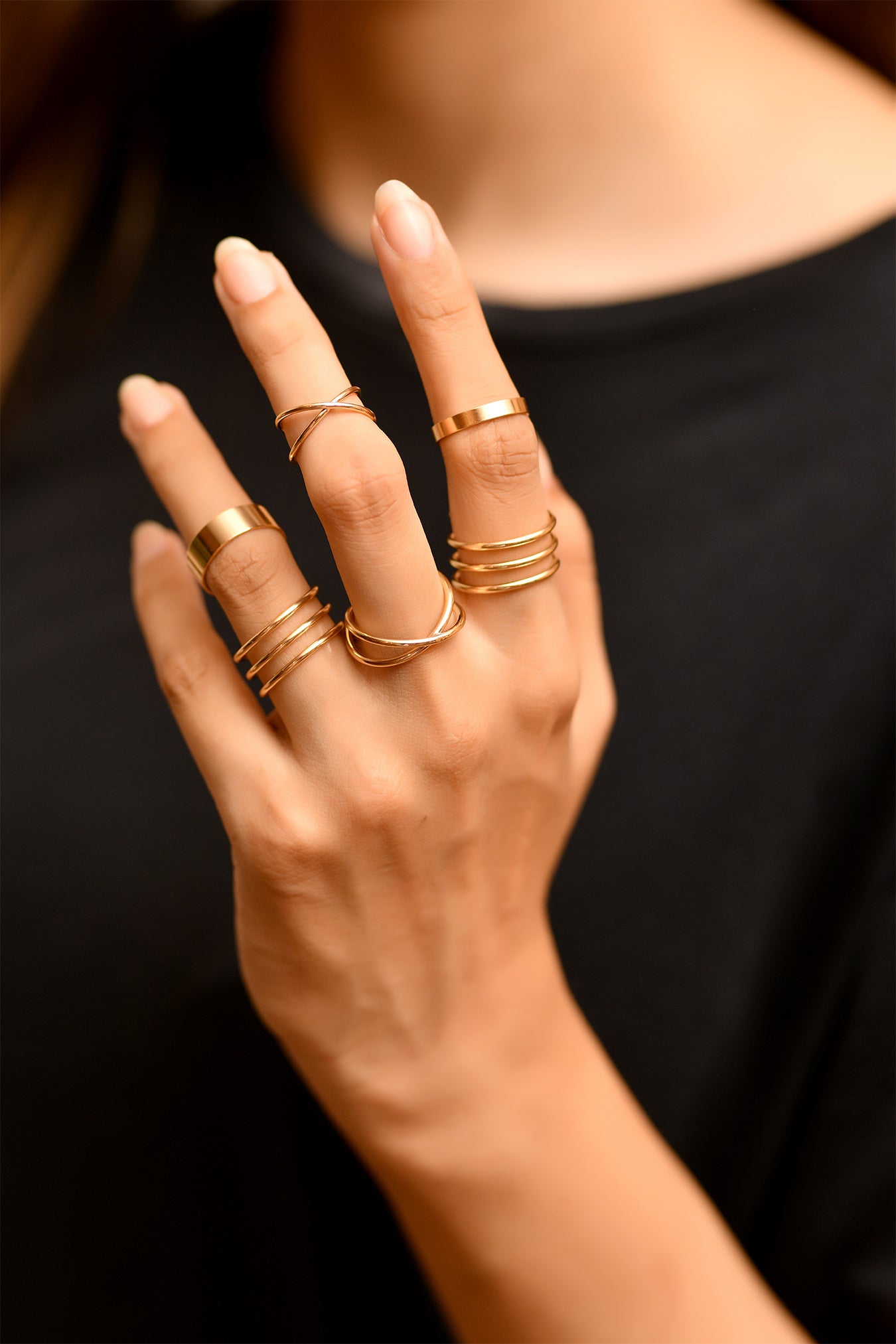 Izzy Layered Ring set