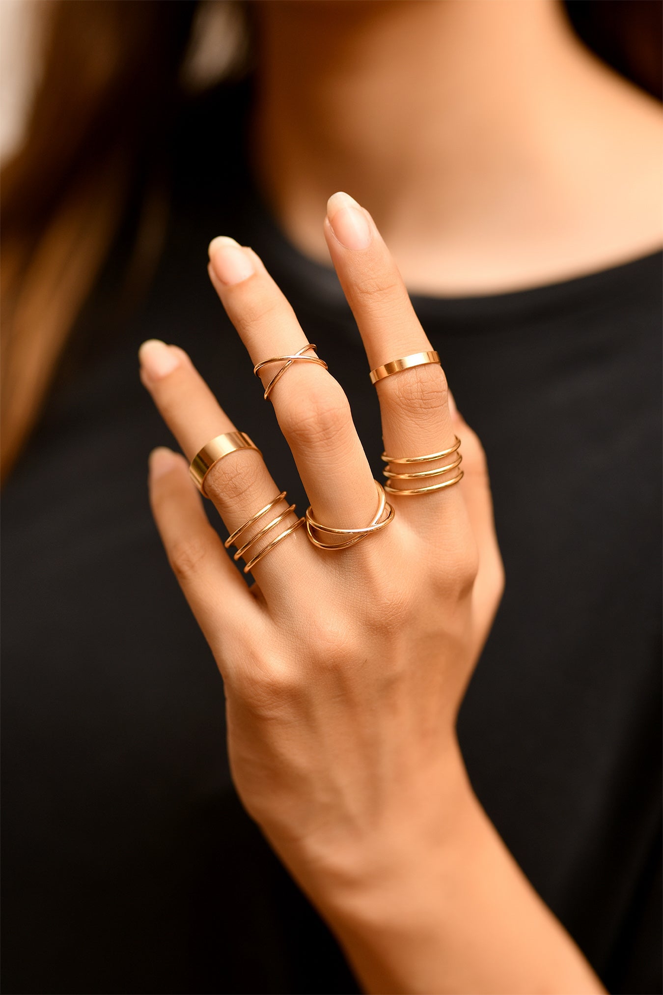 Izzy Layered Ring set