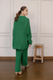 Esma Green Two Piece Knit Suit