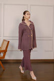 Yumra Purple Two Piece Suit