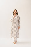 Poppy Floral White Suit