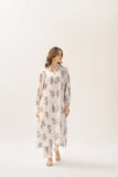 Poppy Floral White Suit