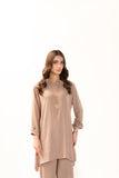 Azade Beige suit with necklace
