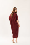 Raha Kaftan Maroon